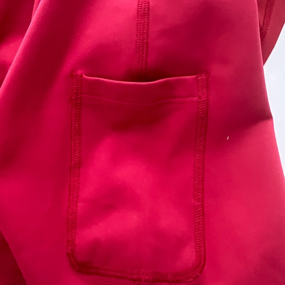 Girlfriend Colkective brand Bike Dress, bright red, size L. - Picture 6 of 8